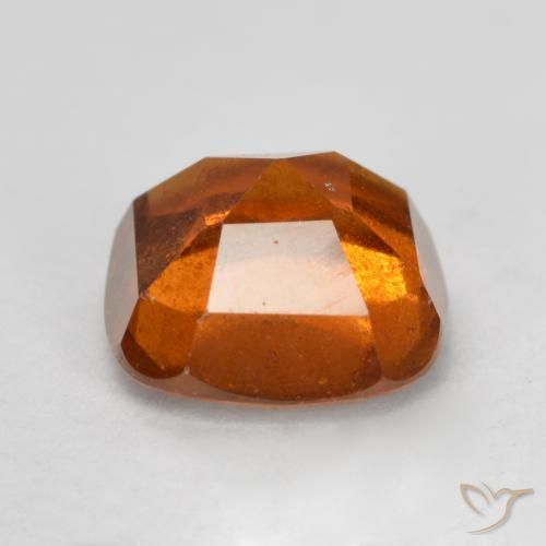 Hessonite Garnet Gemstone in 7 x 7 mm (calibrated) Size for Sale, Hessonite Garnet Stone in Deep Orange Color