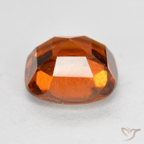 Hessonite Garnet Gemstone in 7 x 7 mm (calibrated) Size for Sale, Hessonite Garnet Stone in Medium Orange Color