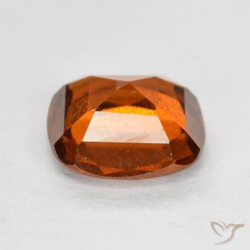 Hessonite Garnet Gemstone in 7 x 7 mm (calibrated) Size for Sale, Hessonite Garnet Stone in Medium Orange Color