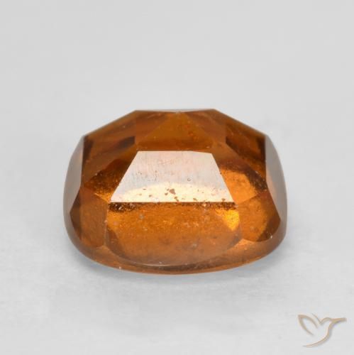 Hessonite Garnet Gemstone in 7 x 7 mm (calibrated) Size for Sale, Hessonite Garnet Stone in Deep Orange Color