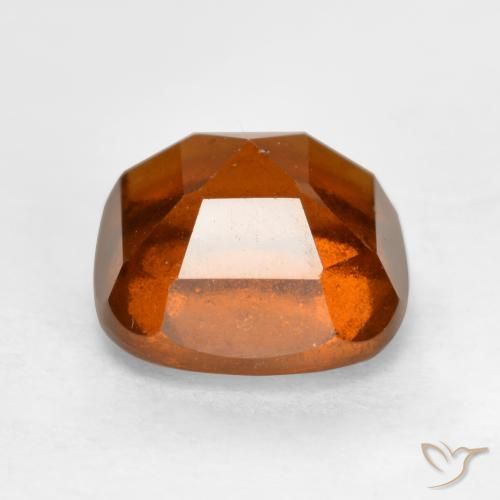 Hessonite Garnet Gemstone in 7 x 7 mm (calibrated) Size for Sale, Hessonite Garnet Stone in Fire Orange Color