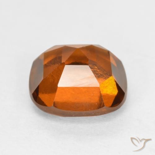 Hessonite Garnet Gemstone in 7 x 7 mm (calibrated) Size for Sale, Hessonite Garnet Stone in Amber Orange Color