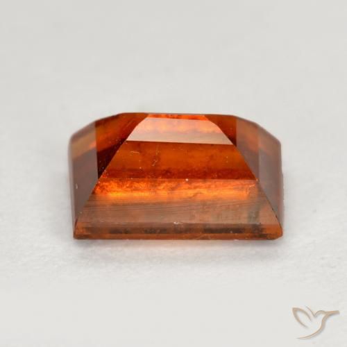 Hessonite Garnet Gemstone in 6.6 x 4.5 mm Size for Sale, Hessonite Garnet Stone in Reddish Orange Color