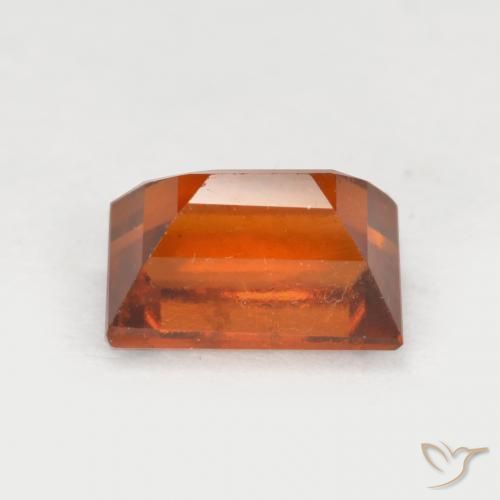 Hessonite Garnet Gemstone in 6.4 x 4.5 mm Size for Sale, Hessonite Garnet Stone in Dark Orange Color