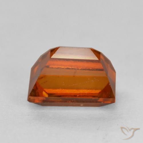 Hessonite Garnet Gemstone in 6 x 4.3 mm Size for Sale, Hessonite Garnet Stone in Deep Orange Color