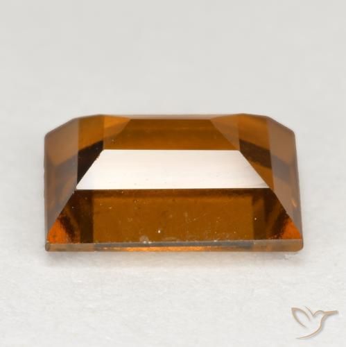 Hessonite Garnet Gemstone in 8.5 x 6.2 mm Size for Sale, Hessonite Garnet Stone in Medium Orange Color