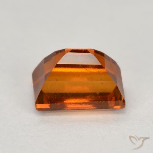 Hessonite Garnet Gemstone in 6.2 x 4.3 mm Size for Sale, Hessonite Garnet Stone in Medium-Dark Orange Color
