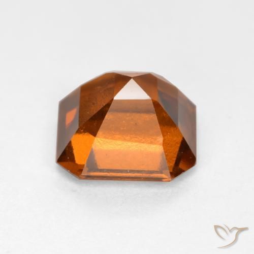 Hessonite Garnet Gemstone in 7 x 7 mm (calibrated) Size for Sale, Hessonite Garnet Stone in Deep Orange Color