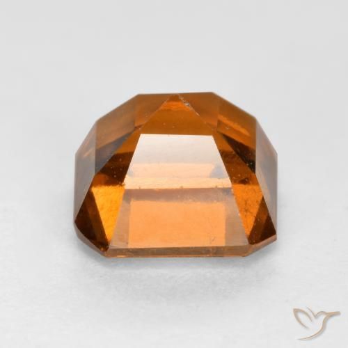 Hessonite Garnet Gemstone in 6 x 6 mm (calibrated) Size for Sale, Hessonite Garnet Stone in Deep Orange Color