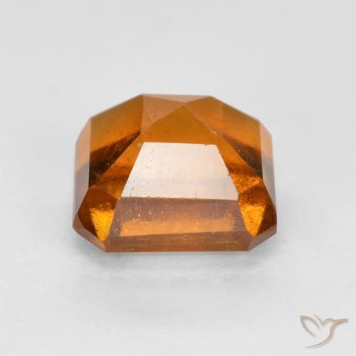Hessonite Garnet Gemstone in 6 x 6 mm (calibrated) Size for Sale, Hessonite Garnet Stone in Deep Orange Color