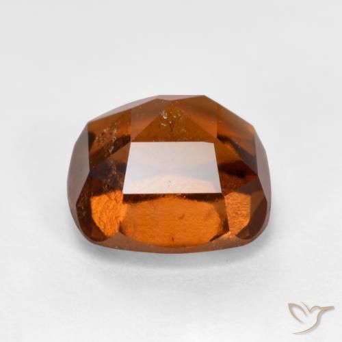 Hessonite Garnet Gemstone in 7 x 7 mm (calibrated) Size for Sale, Hessonite Garnet Stone in Deep Orange Color