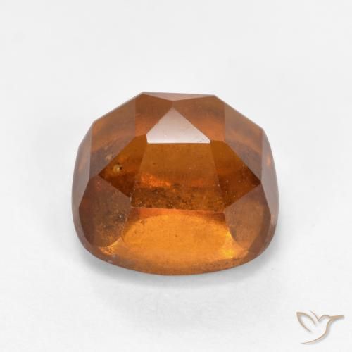 Hessonite Garnet Gemstone in 7 x 7 mm (calibrated) Size for Sale, Hessonite Garnet Stone in Deep Orange Color