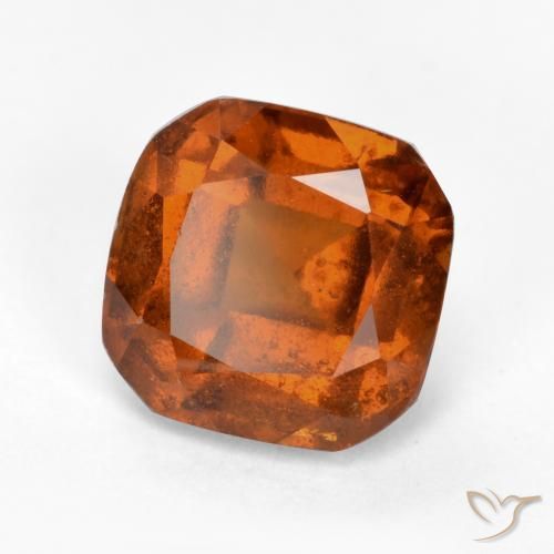 2.03 ct Orange Hessonite Garnet Stone, Natural Hessonite Garnet in Octagon / Scissor Cut Shape for Sale