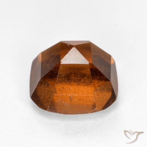Hessonite Garnet Gemstone in 7 x 7 mm (calibrated) Size for Sale, Hessonite Garnet Stone in Reddish Orange Color