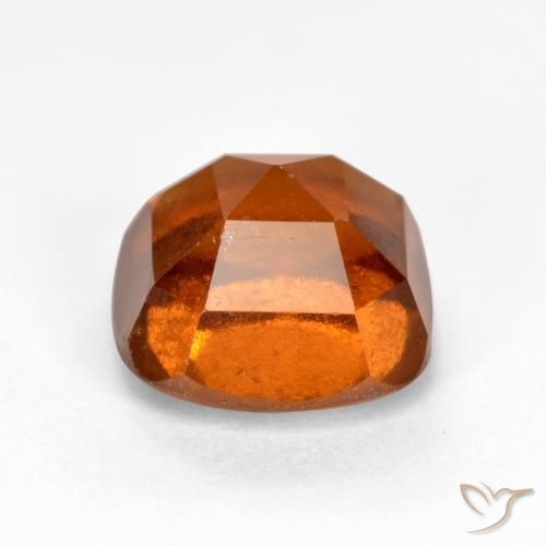 Hessonite Garnet Gemstone in 7 x 7 mm (calibrated) Size for Sale, Hessonite Garnet Stone in Amber Orange Color