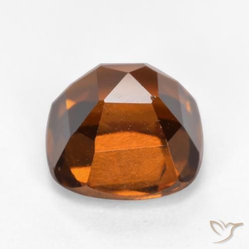 Hessonite Garnet Gemstone in 7 x 7 mm (calibrated) Size for Sale, Hessonite Garnet Stone in Medium Orange Color
