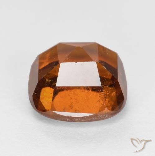 Hessonite Garnet Gemstone in 7 x 7 mm (calibrated) Size for Sale, Hessonite Garnet Stone in Dark Orange Color