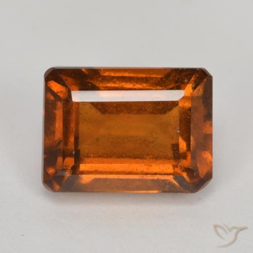 Grenat Hessonite Orange octagon facet du Sri Lanka, 8 x 5,9mm, poids de 2,54 ct, pierre gemme naturelle Non traité de pureté vs-si, 1 pièce de grenat hessonite, couleur Ambre orange, dureté Mohs de 6.5 à 7.5 convient aux bijoux de tous les jours, pierre de sagesse, Photo A