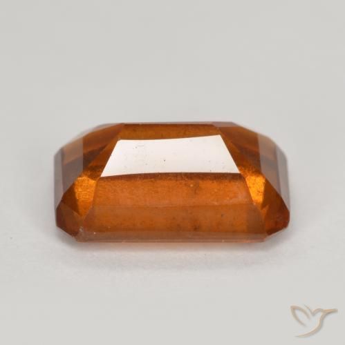 Hessonite Garnet Gemstone in 9 x 6 mm (calibrated) Size for Sale, Hessonite Garnet Stone in Medium-Dark Orange Color