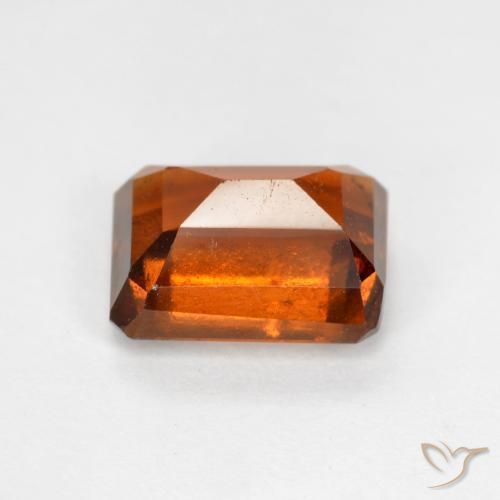 Hessonite Garnet Gemstone in 8 x 6 mm (calibrated) Size for Sale, Hessonite Garnet Stone in Deep Orange Color