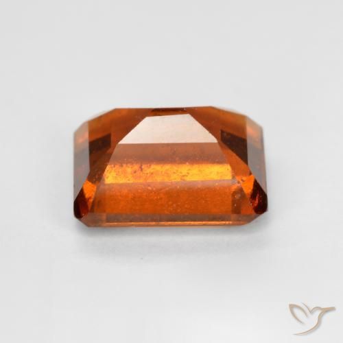 Hessonite Garnet Gemstone in 8 x 6 mm (calibrated) Size for Sale, Hessonite Garnet Stone in Reddish Orange Color