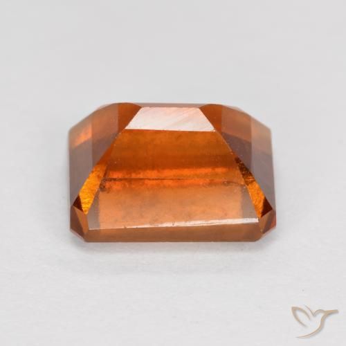 Hessonite Garnet Gemstone in 8 x 6 mm (calibrated) Size for Sale, Hessonite Garnet Stone in Fire Orange Color