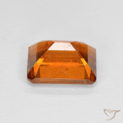 Hessonite Garnet Gemstone in 8 x 6 mm (calibrated) Size for Sale, Hessonite Garnet Stone in Deep Orange Color