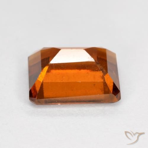 Hessonite Garnet Gemstone in 8 x 6 mm (calibrated) Size for Sale, Hessonite Garnet Stone in Deep Orange Color