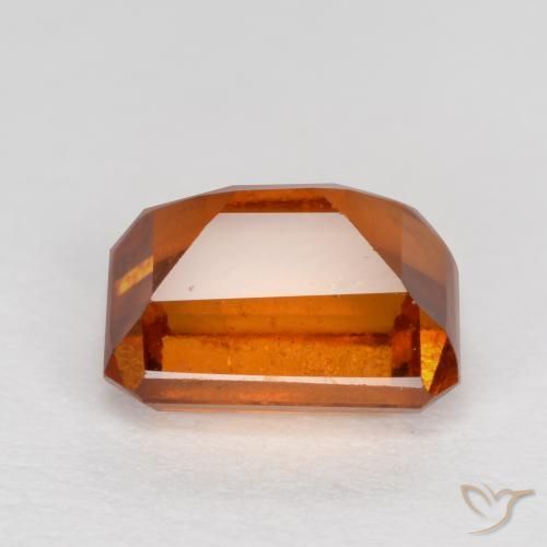 Hessonite Garnet Gemstone in 7 x 5 mm (calibrated) Size for Sale, Hessonite Garnet Stone in Medium-Dark Orange Color