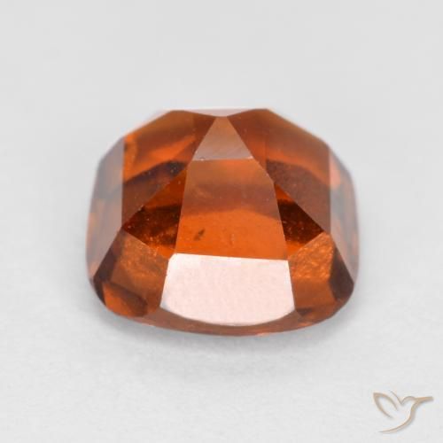 Hessonite Garnet Gemstone in 7 x 7 mm (calibrated) Size for Sale, Hessonite Garnet Stone in Fire Orange Color