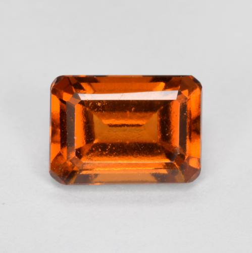 Amber Orange Гранат Гессонит Камень - 1.3ct Фасетный Октагон (ID: 570189)