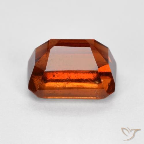 Hessonite Garnet Gemstone in 7 x 5 mm (calibrated) Size for Sale, Hessonite Garnet Stone in Amber Orange Color