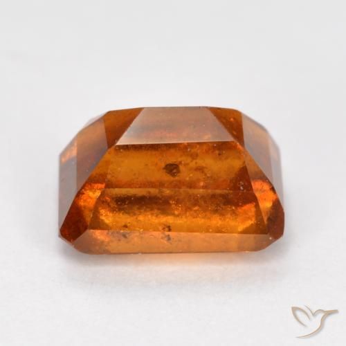 Hessonite Garnet Gemstone in 7 x 5 mm (calibrated) Size for Sale, Hessonite Garnet Stone in Medium Orange Color