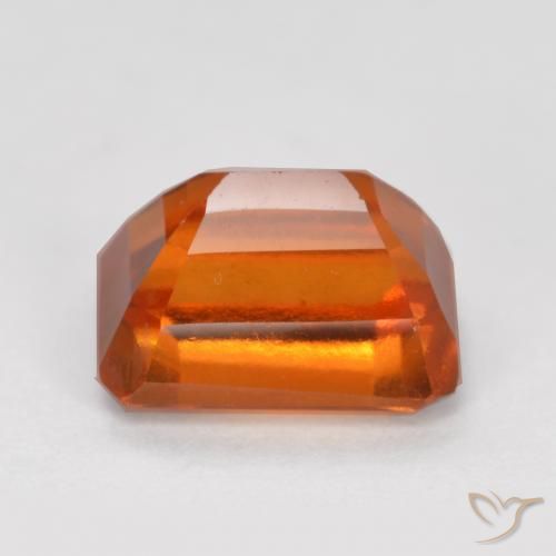 Hessonite Garnet Gemstone in 7 x 5 mm (calibrated) Size for Sale, Hessonite Garnet Stone in Amber Orange Color