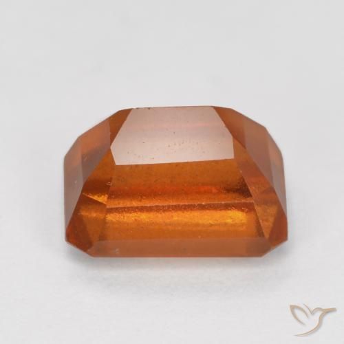 Hessonite Garnet Gemstone in 7 x 5 mm (calibrated) Size for Sale, Hessonite Garnet Stone in Reddish Orange Color