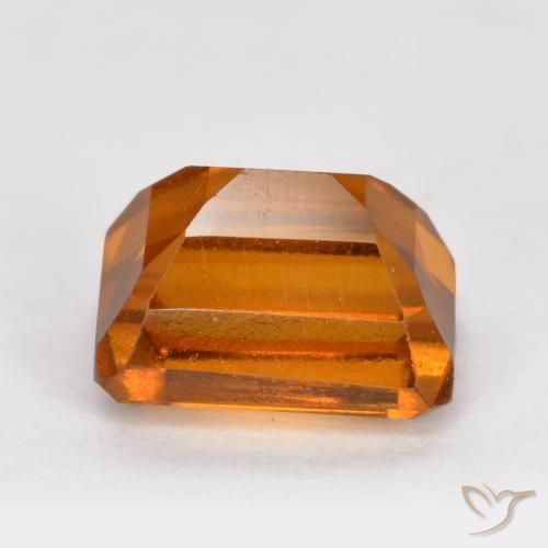 Hessonite Garnet Gemstone in 7 x 5 mm (calibrated) Size for Sale, Hessonite Garnet Stone in Deep Orange Color