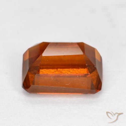 Hessonite Garnet Gemstone in 7 x 5 mm (calibrated) Size for Sale, Hessonite Garnet Stone in Deep Orange Color