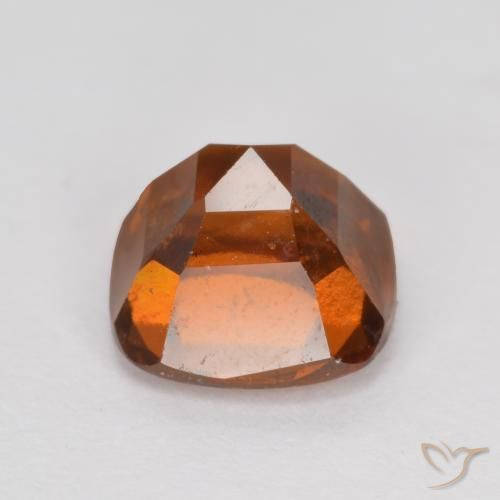Hessonite Garnet Gemstone in 7 x 7 mm (calibrated) Size for Sale, Hessonite Garnet Stone in Deep Orange Color