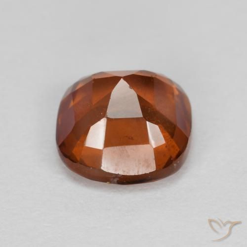 Hessonite Garnet Gemstone in 6 x 6 mm (calibrated) Size for Sale, Hessonite Garnet Stone in Amber Orange Color