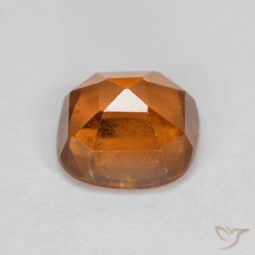 Hessonite Garnet Gemstone in 6 x 6 mm (calibrated) Size for Sale, Hessonite Garnet Stone in Deep Orange Color