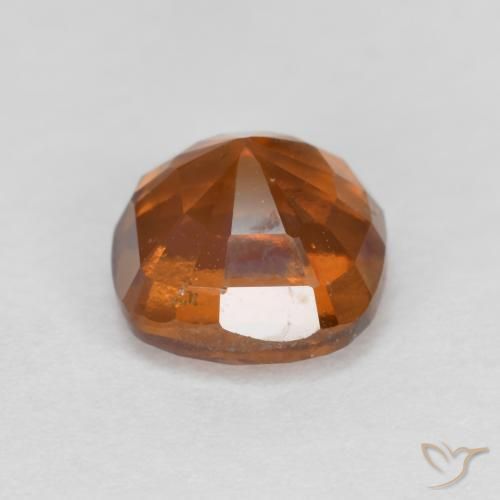 Hessonite Garnet Gemstone in 6 x 6 mm (calibrated) Size for Sale, Hessonite Garnet Stone in Dark Orange Color