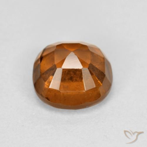 Hessonite Garnet Gemstone in 6 x 6 mm (calibrated) Size for Sale, Hessonite Garnet Stone in Deep Orange Color