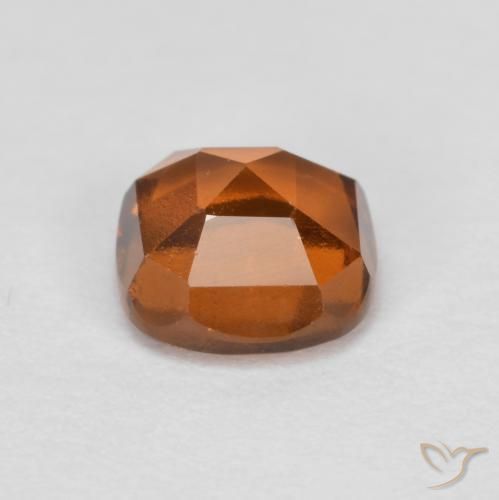 Hessonite Garnet Gemstone in 6 x 6 mm (calibrated) Size for Sale, Hessonite Garnet Stone in Deep Orange Color