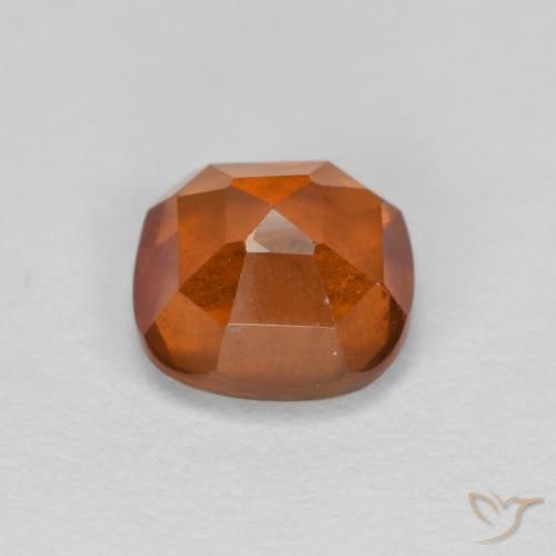Hessonite Garnet Gemstone in 6 x 6 mm (calibrated) Size for Sale, Hessonite Garnet Stone in Deep Orange Color