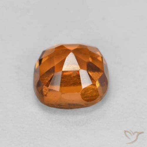 Hessonite Garnet Gemstone in 5 x 5 mm (calibrated) Size for Sale, Hessonite Garnet Stone in Brownish Orange Color