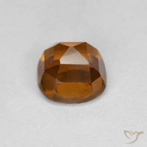Hessonite Garnet Gemstone in 5 x 5 mm (calibrated) Size for Sale, Hessonite Garnet Stone in Earth Orange Color