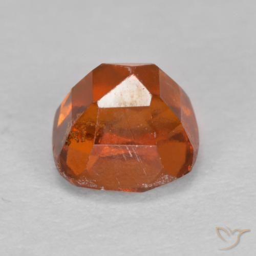 Hessonite Garnet Gemstone in 5 x 5 mm (calibrated) Size for Sale, Hessonite Garnet Stone in Amber Orange Color
