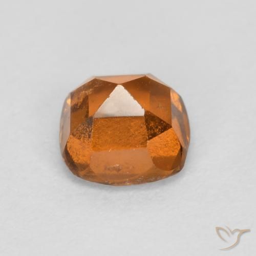 Hessonite Garnet Gemstone in 5 x 5 mm (calibrated) Size for Sale, Hessonite Garnet Stone in Deep Orange Color