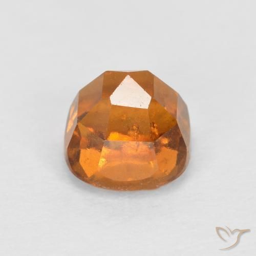 Hessonite Garnet Gemstone in 5 x 5 mm (calibrated) Size for Sale, Hessonite Garnet Stone in Medium Orange Color