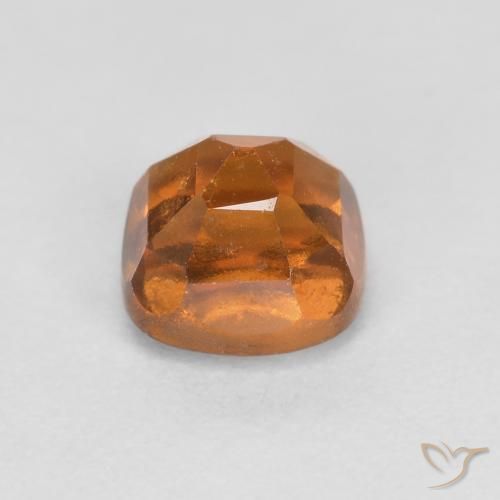 Hessonite Garnet Gemstone in 5 x 5 mm (calibrated) Size for Sale, Hessonite Garnet Stone in Deep Orange Color